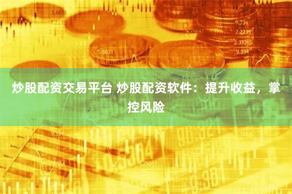 炒股配资交易平台 炒股配资软件：提升收益，掌控风险